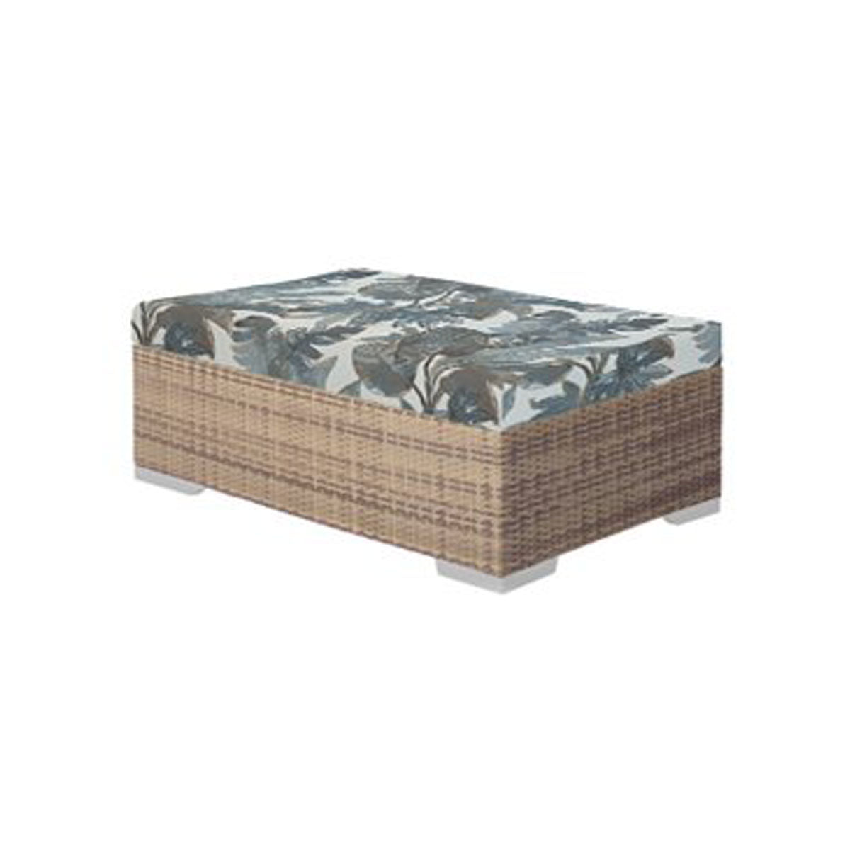 Tropitone Arzo Woven Rectangular Ottoman W/ Cushion - Grade C