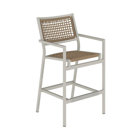 Tropitone Cabana Club Rope Stationary Bar Stool, 30"