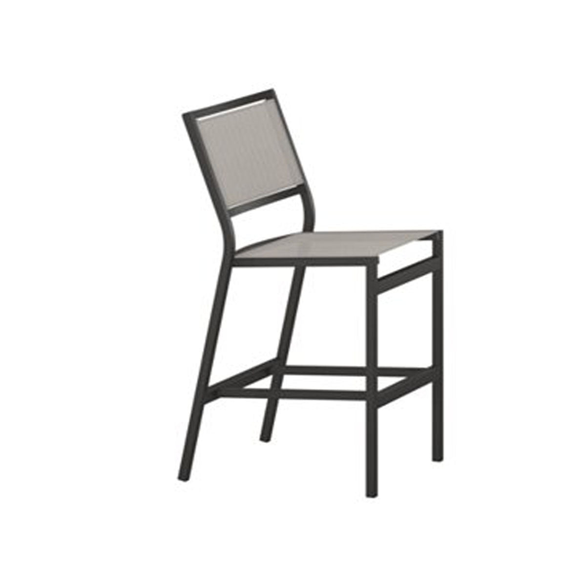 Tropitone Cabana Club Sling Armless Stationary Bar Stool, 28" - Grade C