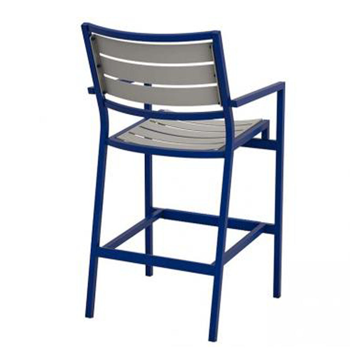 Tropitone Cabana Club Aluminum Slat Stationary Bar Stool