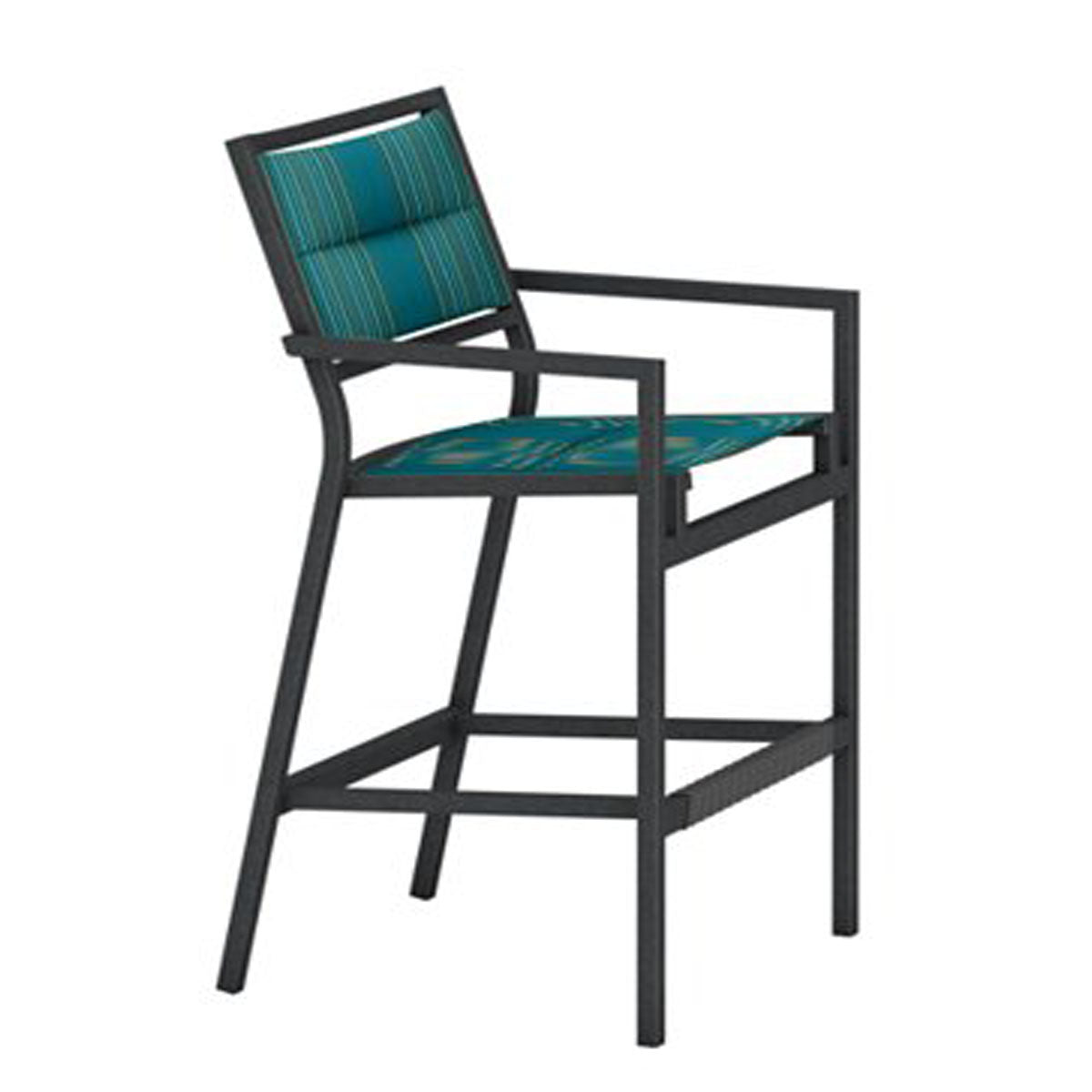 Tropitone Cabana Club Padded Sling Stationary Bar Stool - Grade C