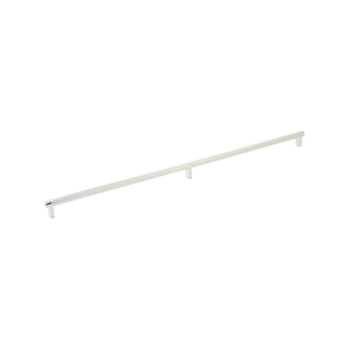 EMTEK PULL 24" REC SCU, KNUS14 - SATIN COPPER/POLISHED NICKEL