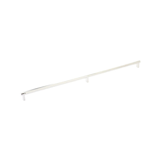 EMTEK PULL 24"RECUS14, SMUS19 - POLISHED NICKEL/FLAT BLACK