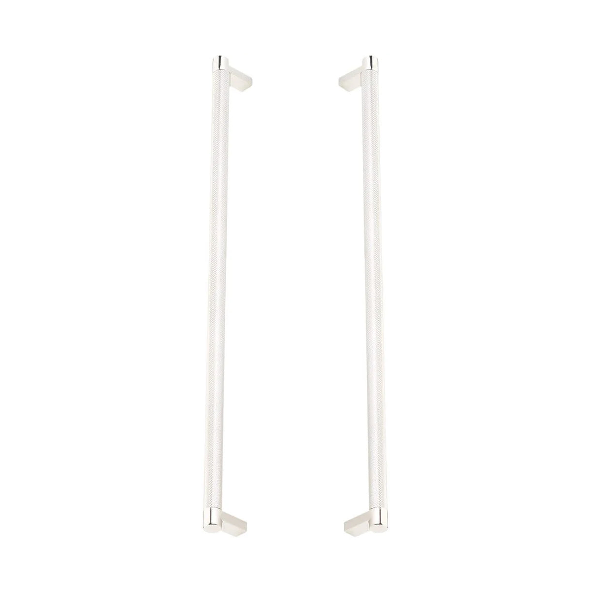 EMTEK APP PULL 18" REC SCU, KNUS14 - SATIN COPPER/POLISHED NICKEL