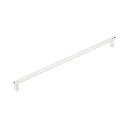 EMTEK APP PULL 18" REC SCU, KNUS14 - SATIN COPPER/POLISHED NICKEL
