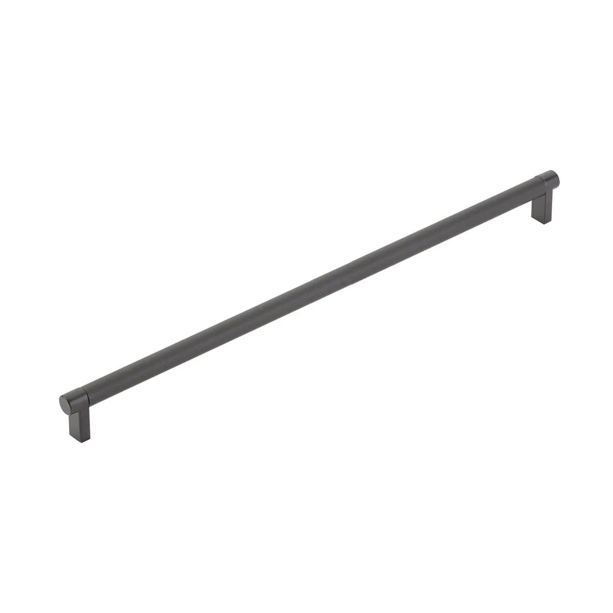 EMTEK APP PULL 18" REC SCU, KNUS19 - SATIN COPPER/FLAT BLACK