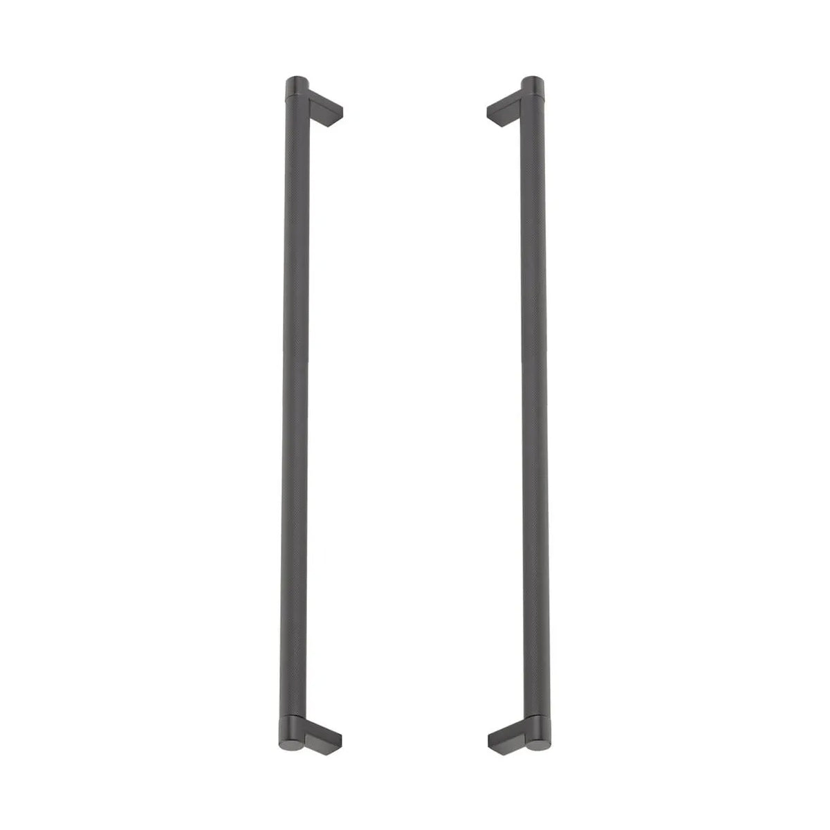 EMTEK APP PULL 18" REC SCU, KNUS19 - SATIN COPPER/FLAT BLACK