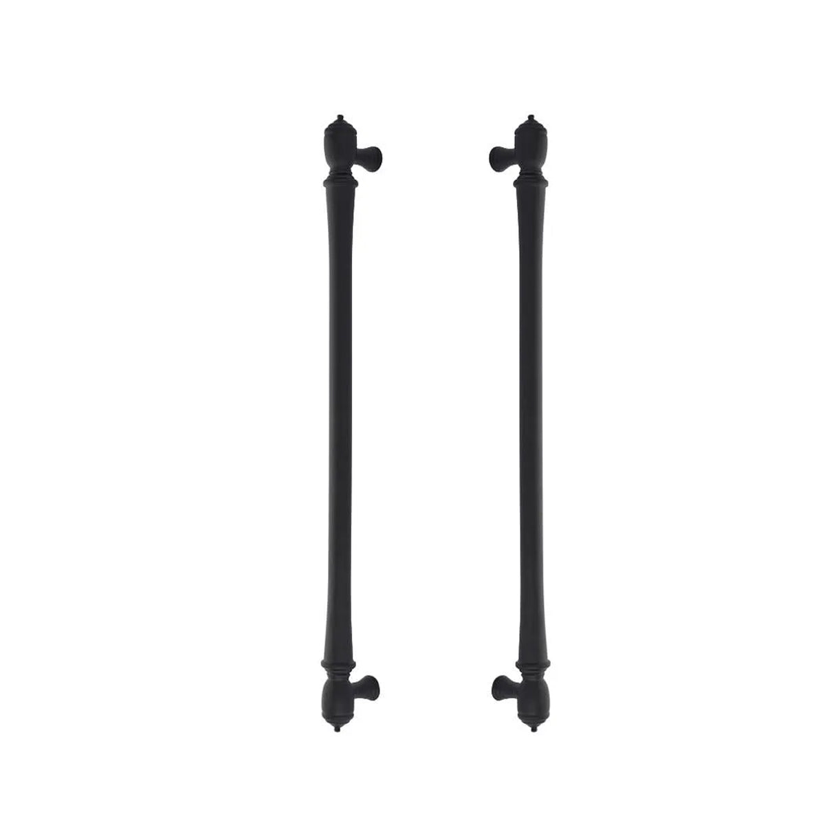 EMTEK SPNDL APP PULL 18"  US19 - FLAT BLACK