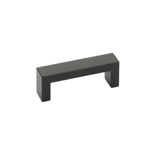 EMTEK KEATONPULL 10"  US19 - FLAT BLACK