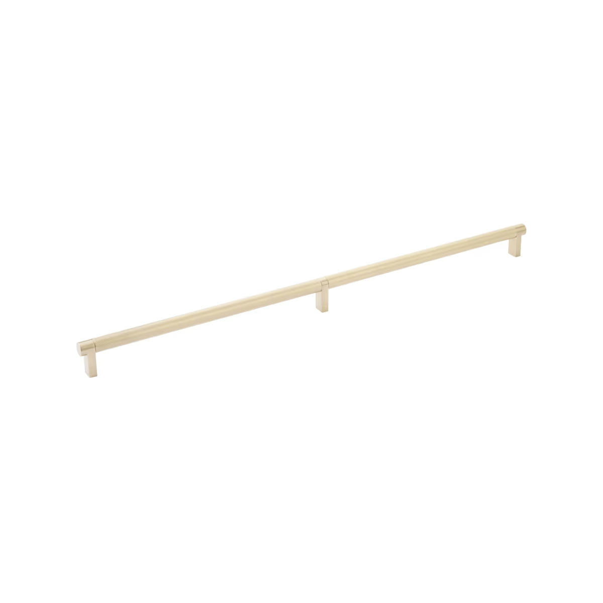 EMTEK PULL 24"RECUS15, KNUS4 - SATIN NICKEL/SATIN BRASS
