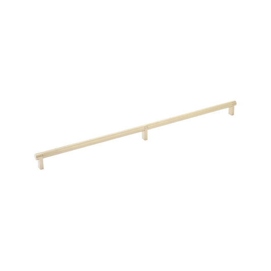 EMTEK PULL 24" RECUS4, KNUS4 - SATIN BRASS/SATIN BRASS