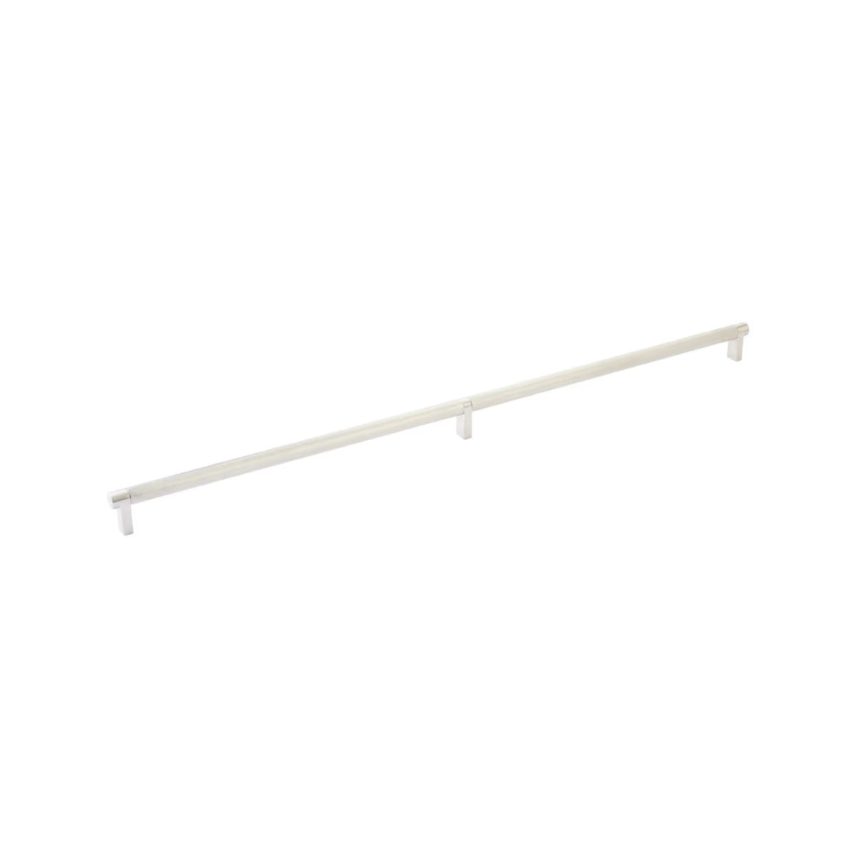 EMTEK PULL 24"RECUS15, KNUS4 - SATIN NICKEL/SATIN BRASS