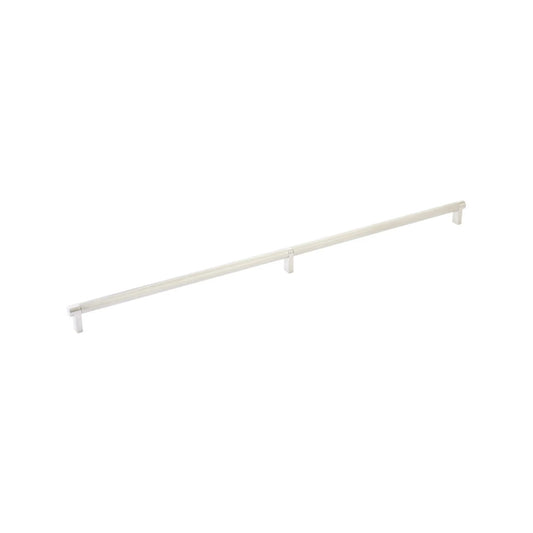 EMTEK PULL 24"RECUS15, KNUS4 - SATIN NICKEL/SATIN BRASS