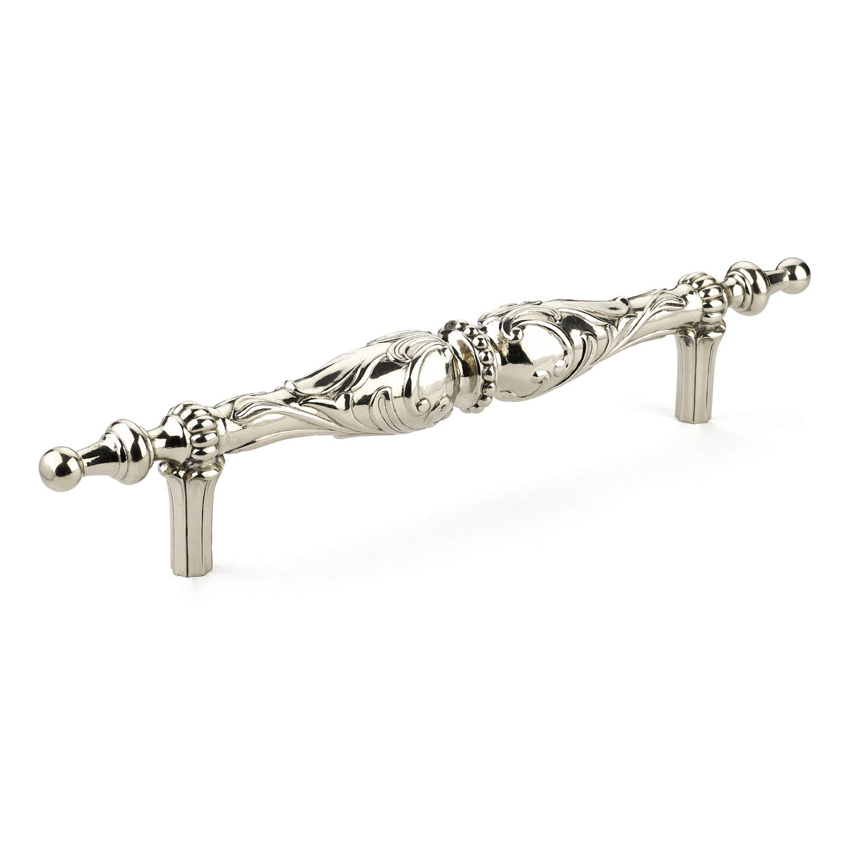 EMTEK CANTATAPULL 12"  WTE BRS - WHITE BRASS