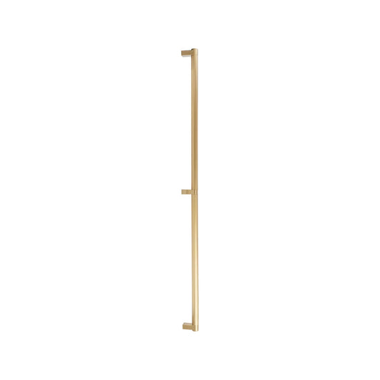 EMTEK BTB,APP PULL 54" RECUS4, SMUS15 - SATIN BRASS/SATIN NICKEL