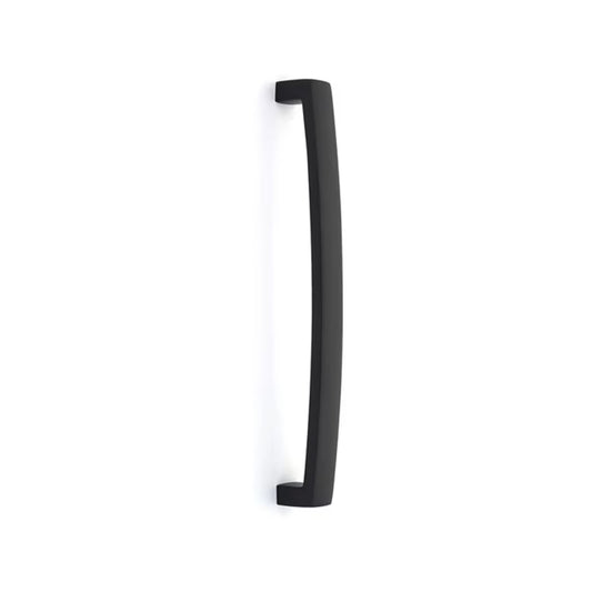 EMTEK BAUHAUS APP PULL 12"  US19 - FLAT BLACK