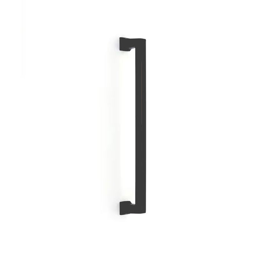 EMTEK ALXNDR APP PULL 12"  US19 - FLAT BLACK