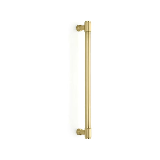 EMTEK JASPER APP PULL 12"  US4 - SATIN BRASS