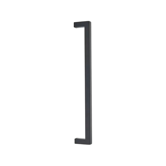 EMTEK WARWICK APP PULL 12"  US19 - FLAT BLACK