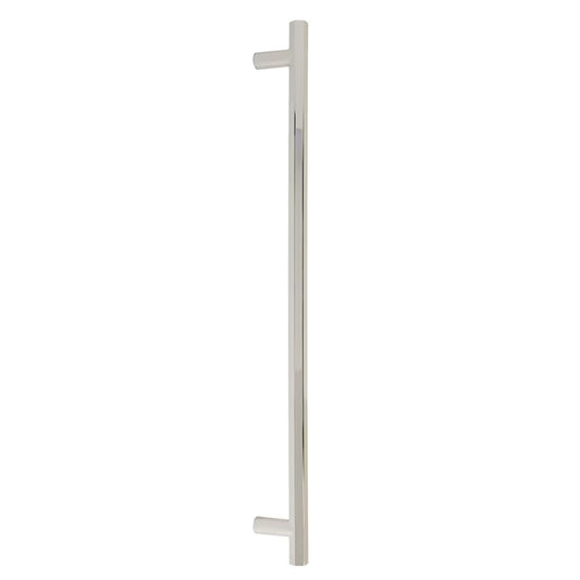 EMTEK MOD HEX APP PULL 12"  US14 - POLISHED NICKEL