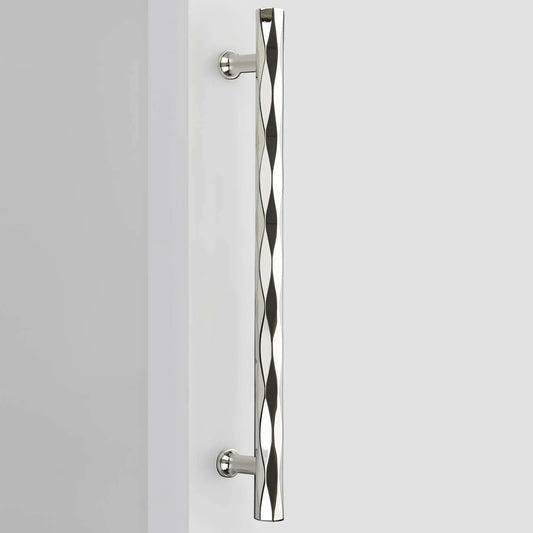 EMTEK TRIBECA APP PULL 12"  US26 - POLISHED CHROME
