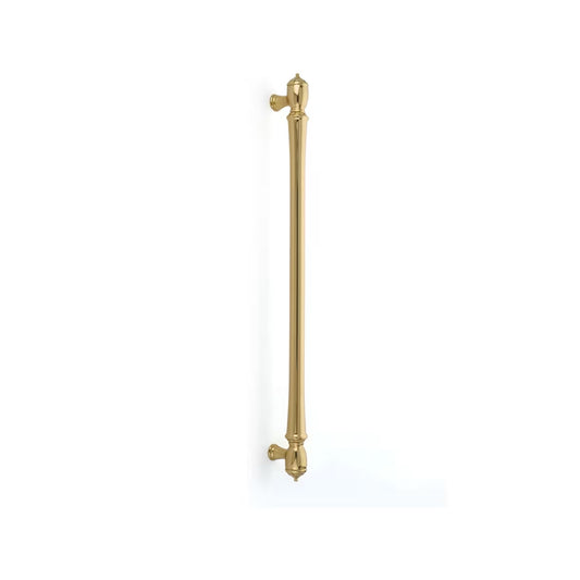 EMTEK SPNDL APP PULL 18"  US3 - POLISHED BRASS