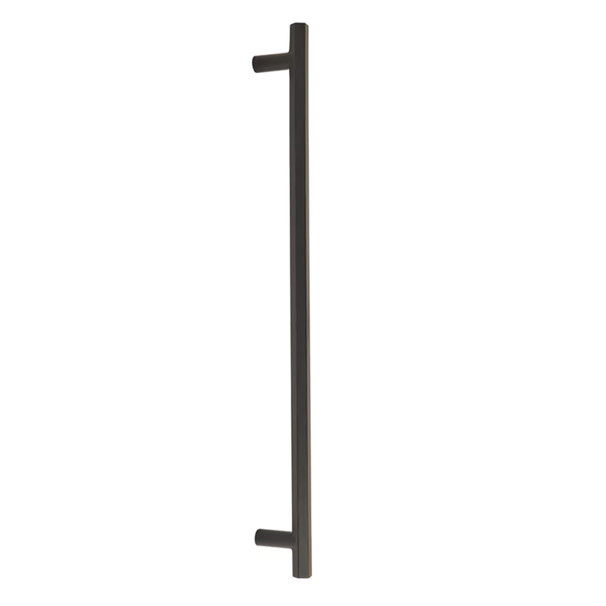 EMTEK MOD HEX APP PULL 12"  US19 - FLAT BLACK