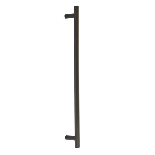 EMTEK MOD HEX APP PULL 12"  US19 - FLAT BLACK