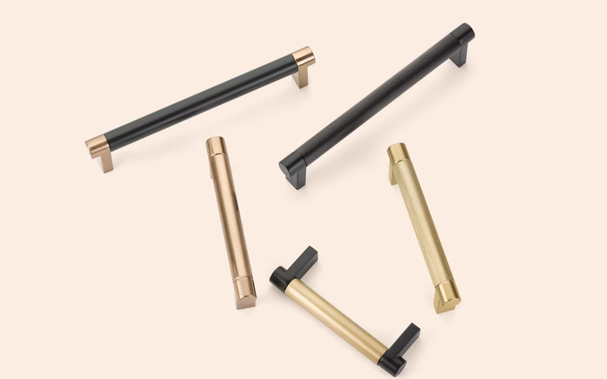 EMTEK APP PULL 36" RCBSCU KNUS26-BTB MNT - SATIN COPPER/POLISHED CHROME