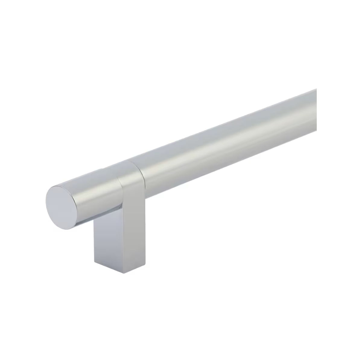 EMTEK APP PULL 12"  RCBSCU SMUS26-BTB MNT - SATIN COPPER/POLISHED CHROME
