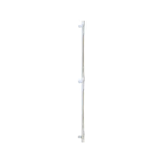 EMTEK APP PULL 36" RCBSCU SMUS26 - SATIN COPPER/POLISHED CHROME