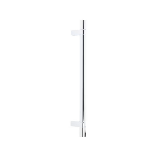 EMTEK BAR APP PULL 54" RCBUS15, SMUS26 - SATIN NICKEL/POLISHED CHROME