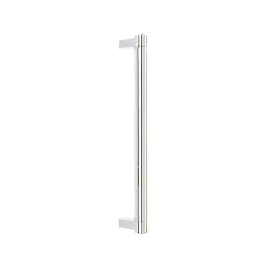 EMTEK APP PULL 12" REC SCU, SMUS26-BTB MNT - SATIN COPPER/POLISHED CHROME