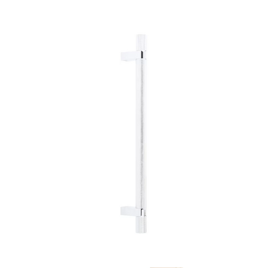 EMTEK CS, BAR APP PULL 54" RCBUS19, KNUS26 - FLAT BLACK/POLISHED CHROME
