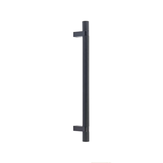EMTEK CS, BAR APP PULL 54" RCBUS19, KNUS10B - FLAT BLACK/OIL RUBBED BRONZE