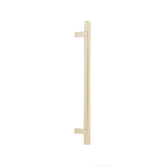 EMTEK CS, BAR APP PULL 54" RCBUS19, KNUS4 - FLAT BLACK/SATIN BRASS