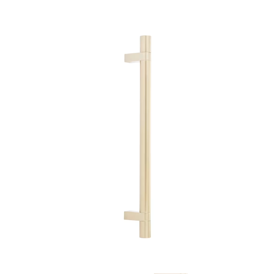 EMTEK CS, BAR APP PULL 54" RCBUS19, SMUS4 - FLAT BLACK/SATIN BRASS