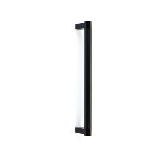 EMTEK APP PULL 12" REC SCU, SMUS10B-BTB MNT - SATIN COPPER/OIL RUBBED BRONZE