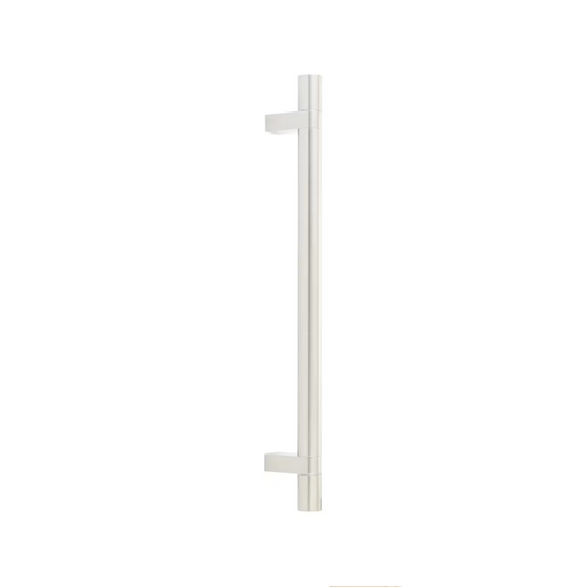 EMTEK CS, BAR APP PULL 54" RCBUS19, SMUS15 - FLAT BLACK/SATIN NICKEL