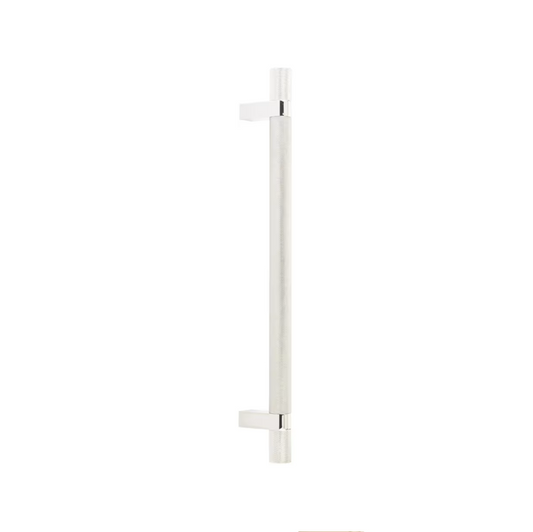 EMTEK CS, BAR APP PULL 54" RCBUS19, KNUS15 - FLAT BLACK/SATIN NICKEL