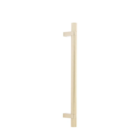 EMTEK BAR APP PULL 54" RCBUS10B KNUS4 - OIL RUBBED BRONZE/SATIN BRASS